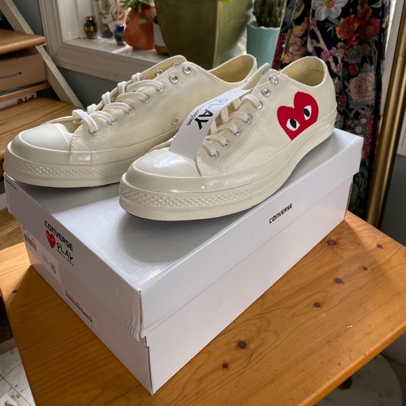 converse comme des garcons size 12